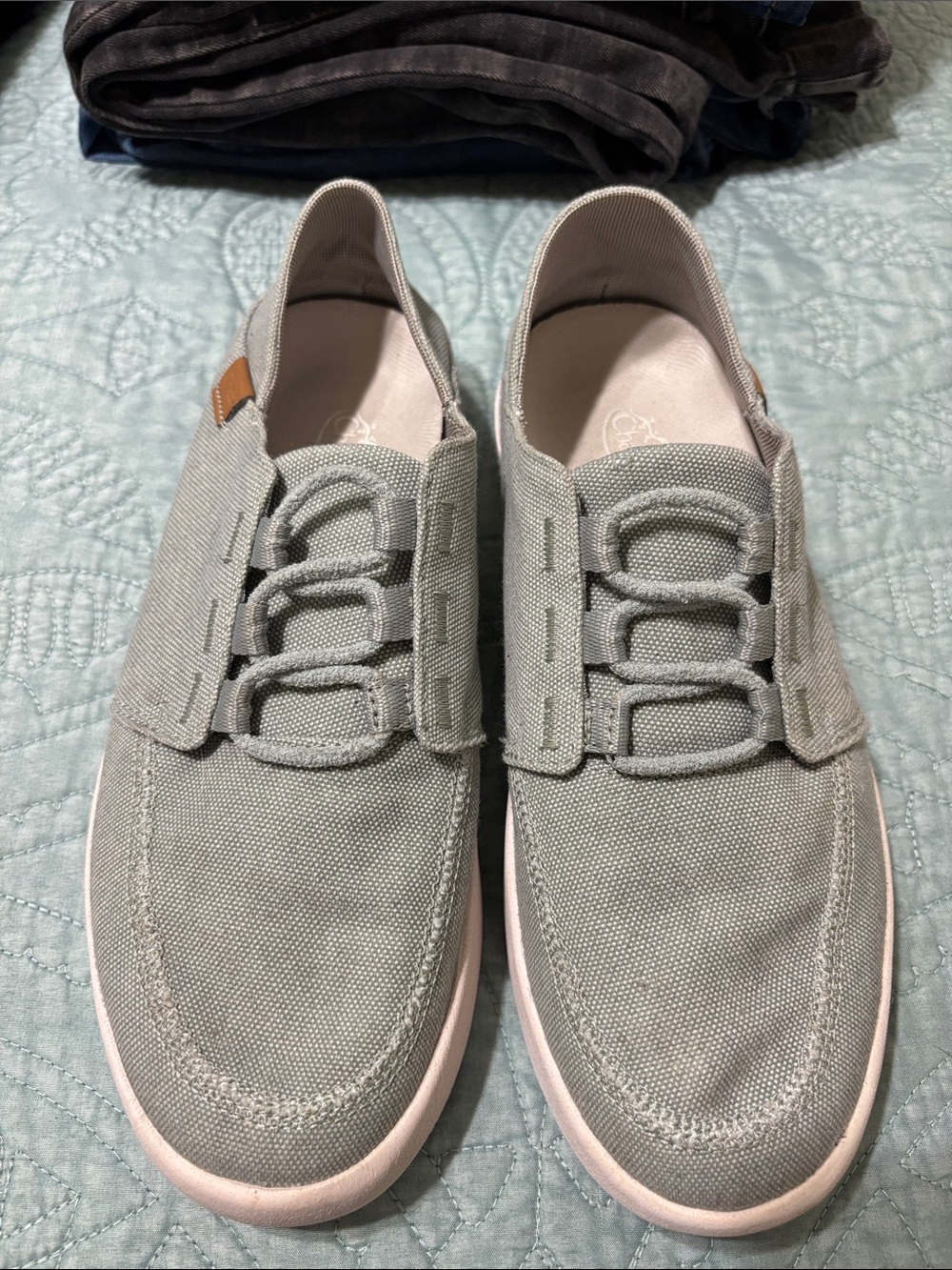 Chaco Women's Slip-On Canvas shoes in Light Green
